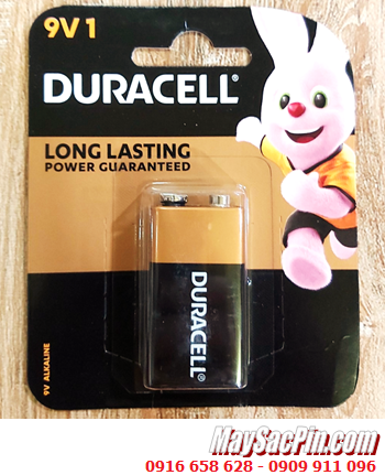 Pin Duracell MN1604B-6LP3146, Pin 9v Duracell MN1604B-6LP3146 Alkaline chính hãng (Made in Malaysia) MẪU MỚI